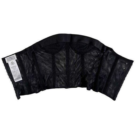 Maison Margiela Corset Top in Black - Picture 10 of 14